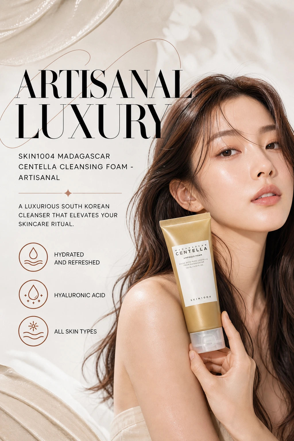 Madagascar Centella Ampoule Foam 125ml | SKIN1004 | SKIN1004 Madagascar Centella Cleansing Foam - Artisanal Luxury