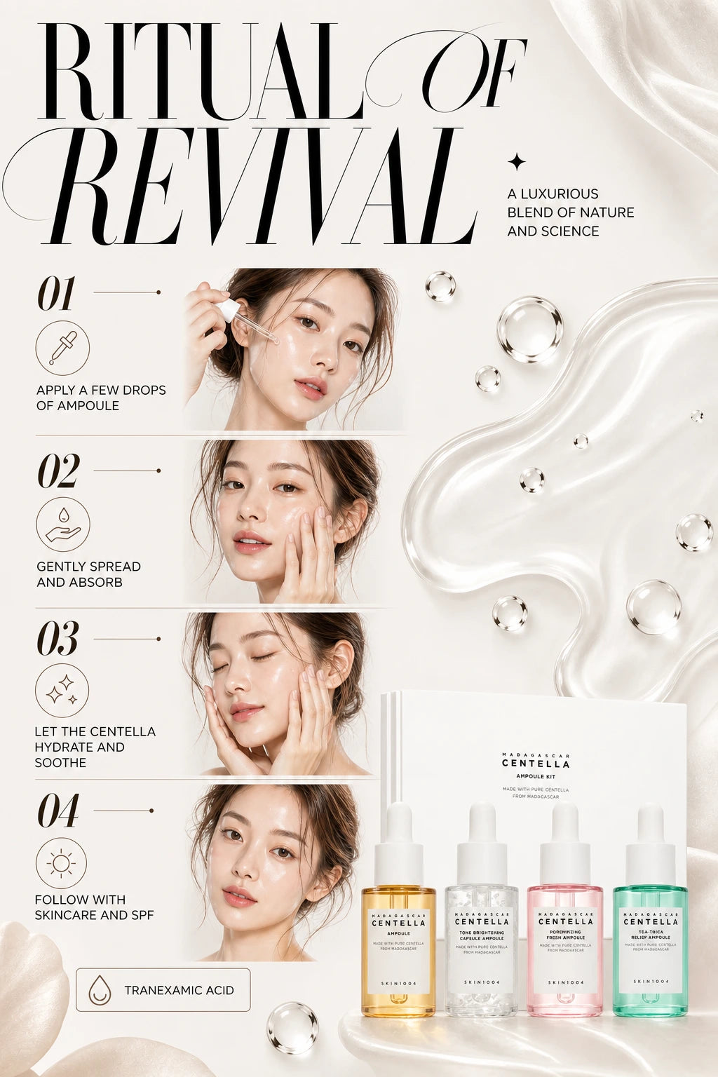 Madagascar Centella Ampoule Kit | SKIN1004 | SKIN1004 Centella Ampoule Kit - Artisanal Luxury Serum