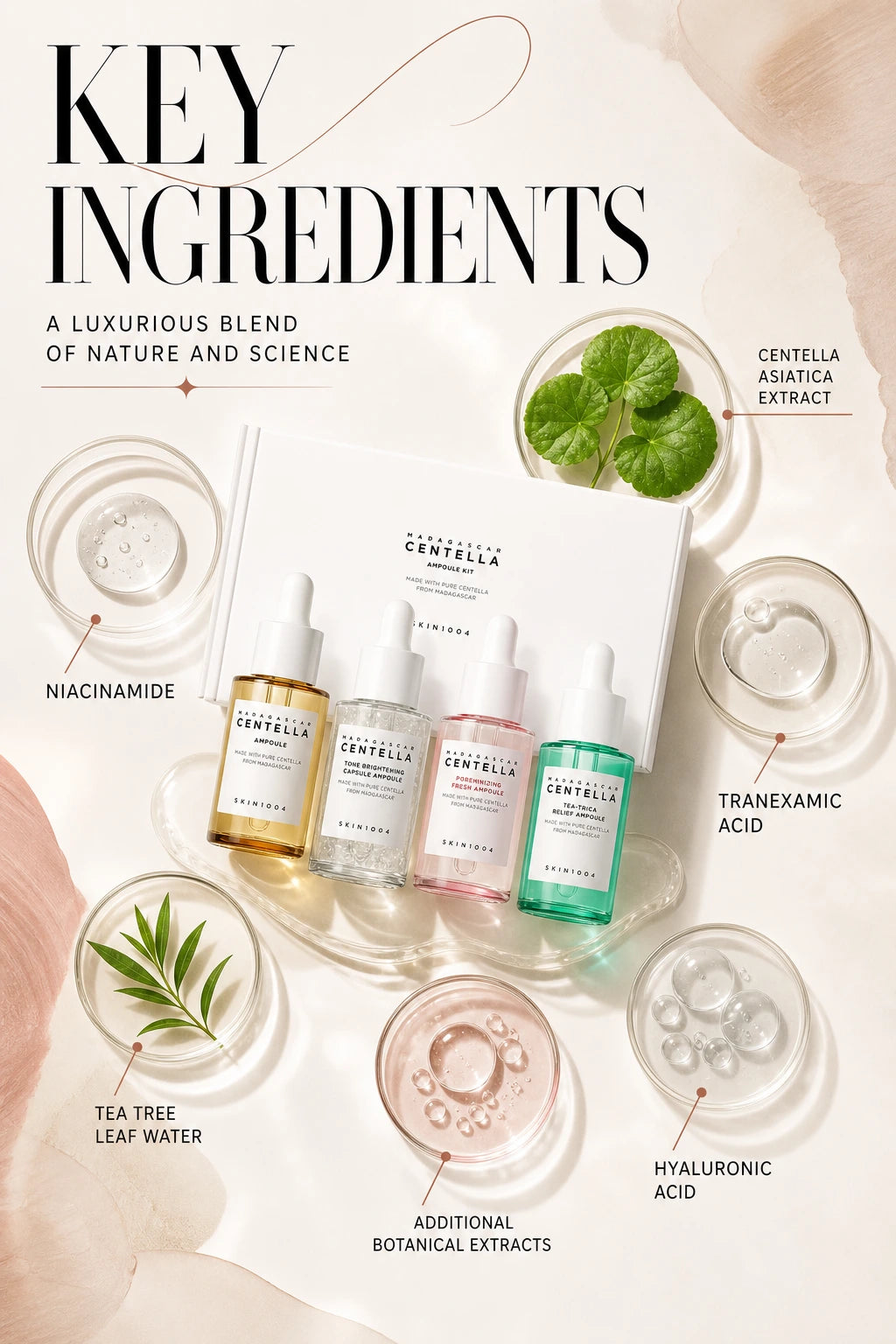 Madagascar Centella Ampoule Kit | SKIN1004 | SKIN1004 Centella Ampoule Kit - Artisanal Luxury Serum