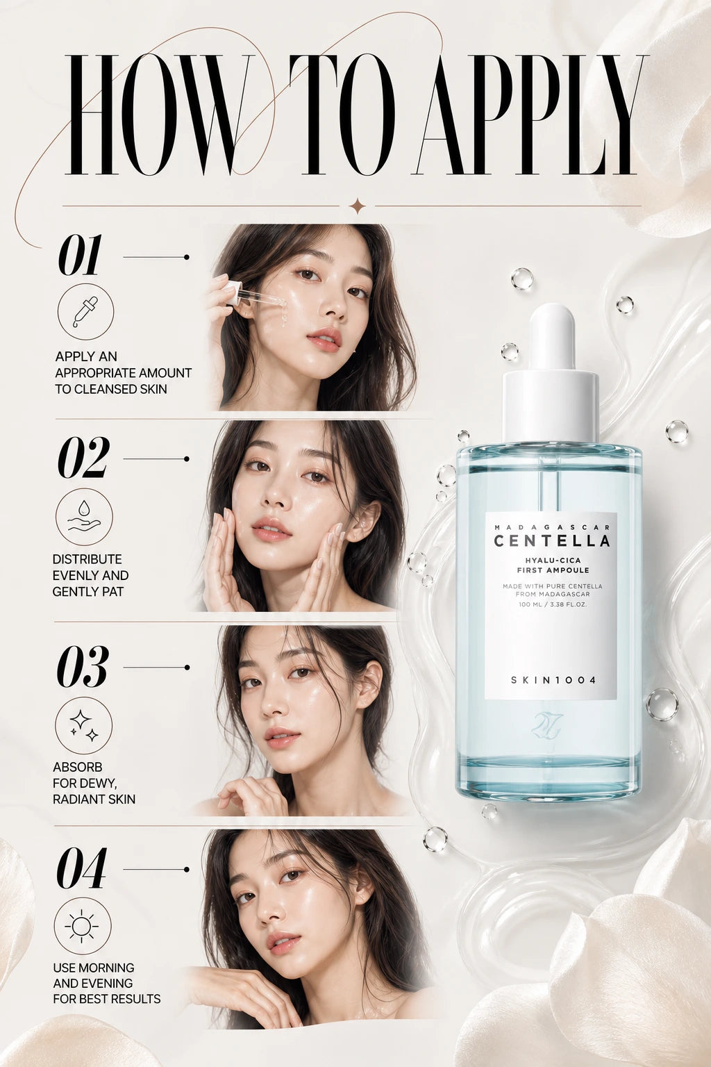 Madagascar Centella Hyalu-Cica First Ampoule 100ml | SKIN1004 | SKIN1004 Artisanal Hydrating Ampoule for Radiant Skin