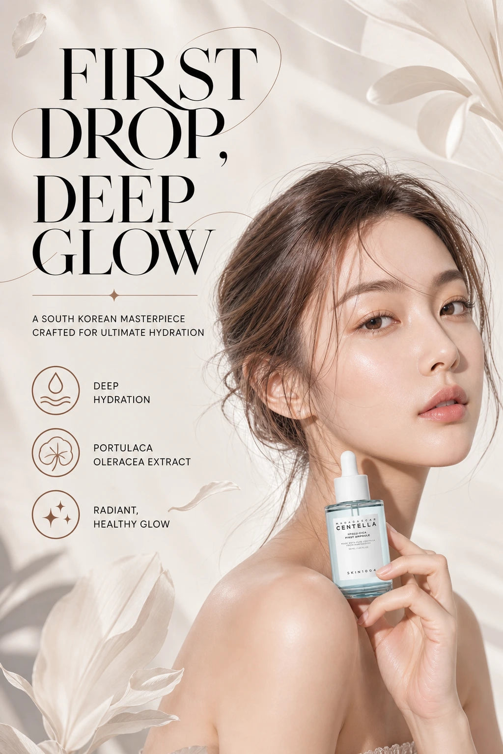Madagascar Centella Hyalu-Cica First Ampoule 50ml | SKIN1004 | SKIN1004 Hyalu-Cica First Ampoule - Artisanal Luxury Serum