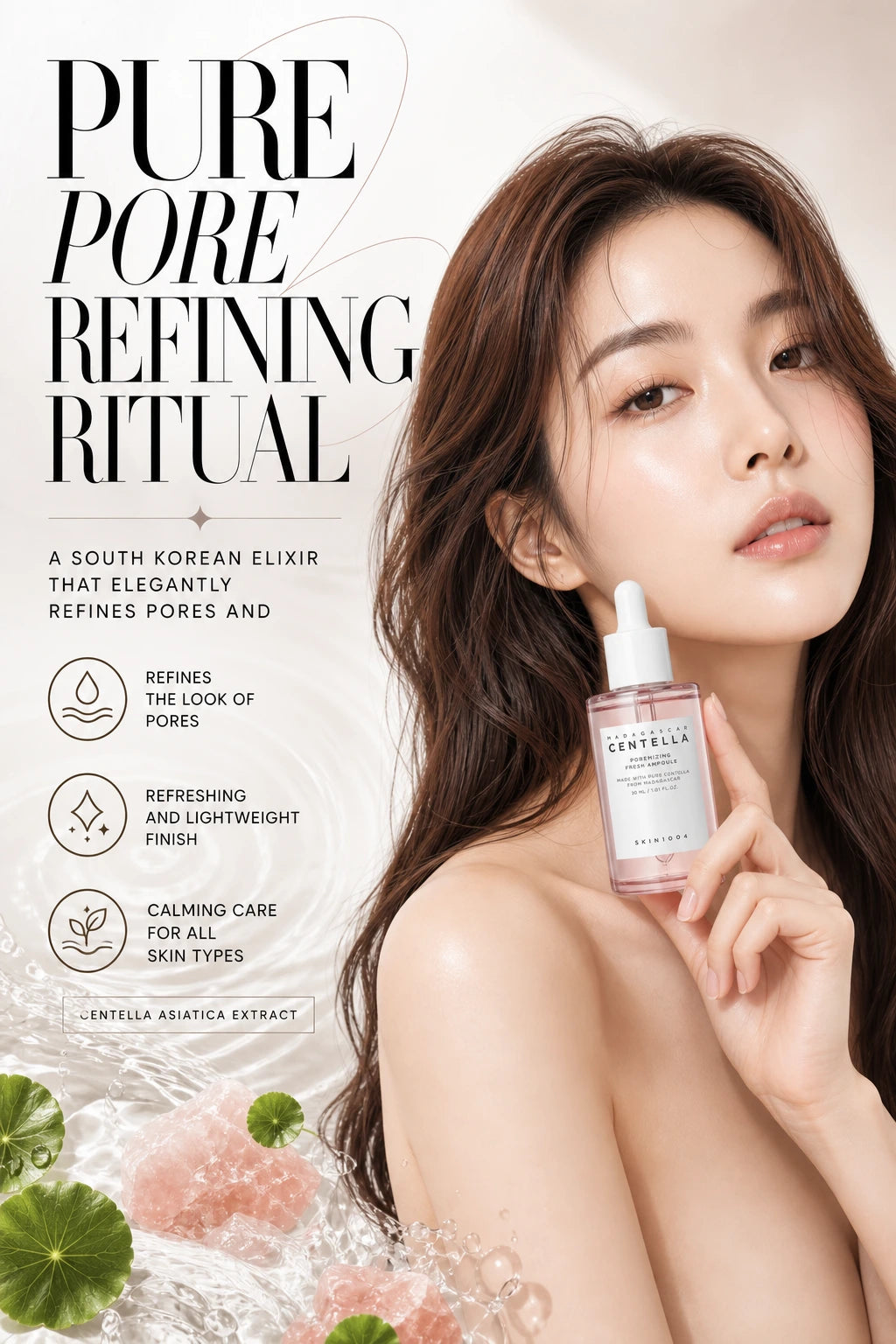 Madagascar Centella Poremizing Fresh Ampoule - 3 Size | SKIN1004 | SKIN1004 Madagascar Centella Ampoule - Handcrafted Luxury Serum