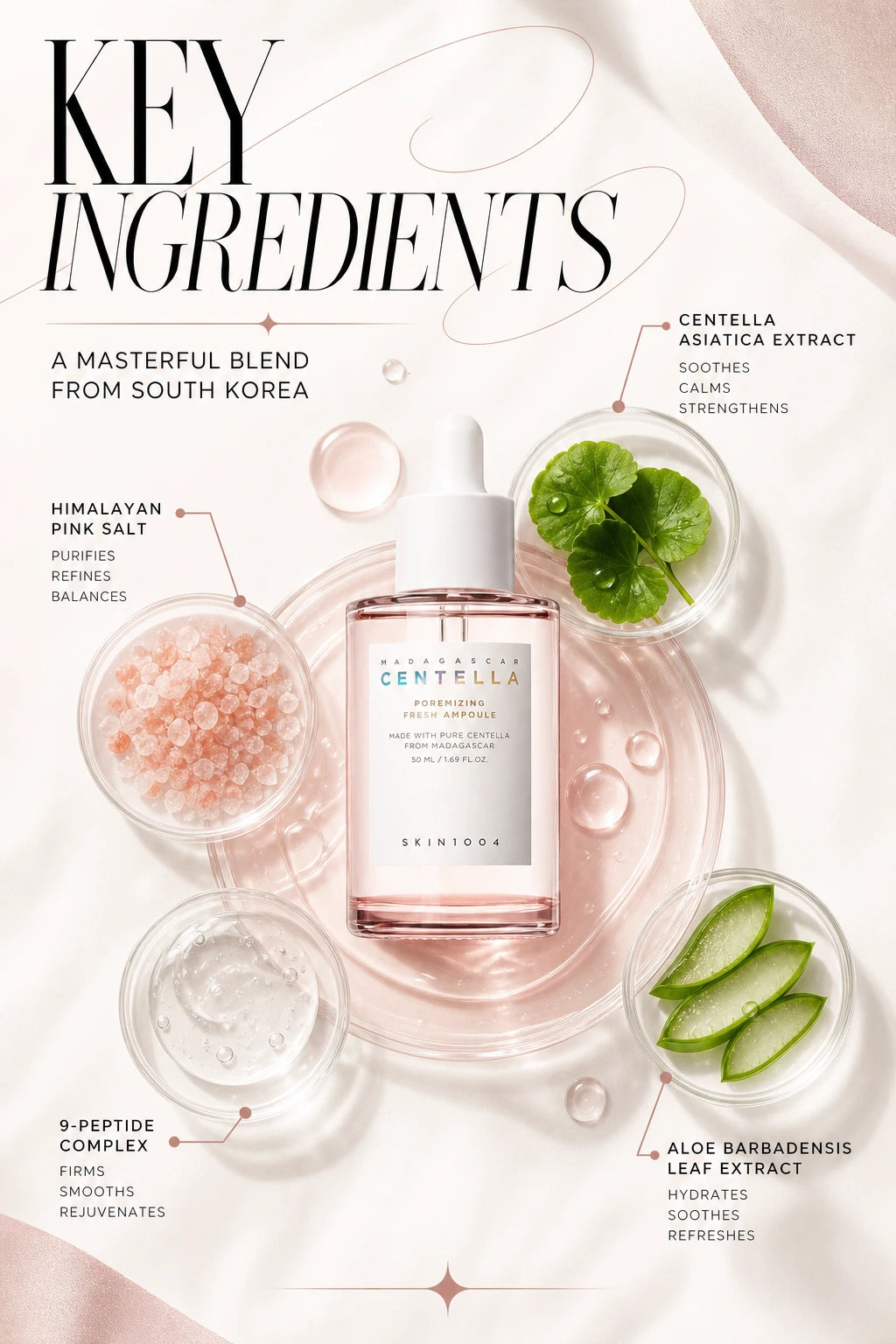 Madagascar Centella Poremizing Fresh Ampoule 50ml | SKIN1004 | SKIN1004 Poremizing Fresh Serum - Couture Luxe Elixir
