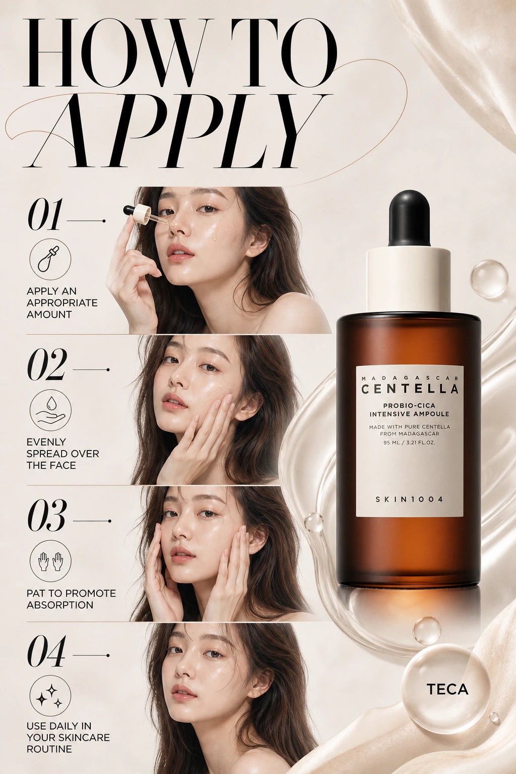 Madagascar Centella Probio-Cica Intensive Ampoule - 3 Size | SKIN1004 | SKIN1004 Madagascar Centella Intensive Serum - Artisanal Luxury