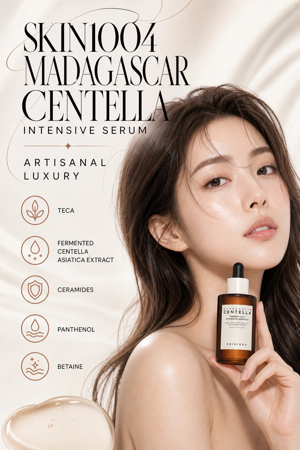 Madagascar Centella Probio-Cica Intensive Ampoule - 3 Size | SKIN1004 | SKIN1004 Madagascar Centella Intensive Serum - Artisanal Luxury