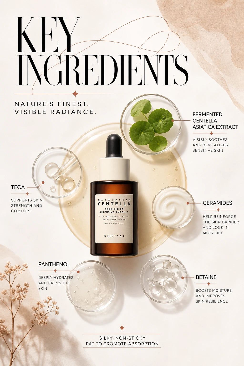 Madagascar Centella Probio-Cica Intensive Ampoule 30ml | SKIN1004 | SKIN1004 Madagascar Centella Ampoule - Artisanal Luxury Serum
