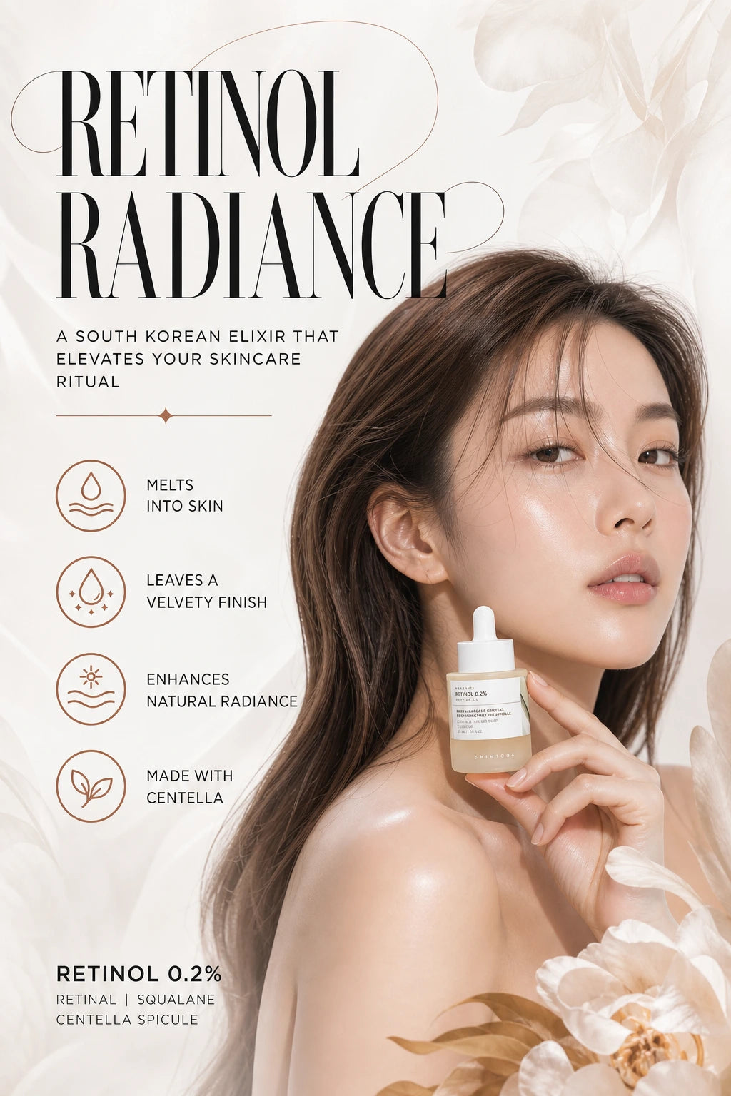 Madagascar Centella Retinol 0.2 Boosting Shot Ampoule 30ml | SKIN1004 | SKIN1004 Madagascar Retinol Serum - Couture Luxury Amplifier
