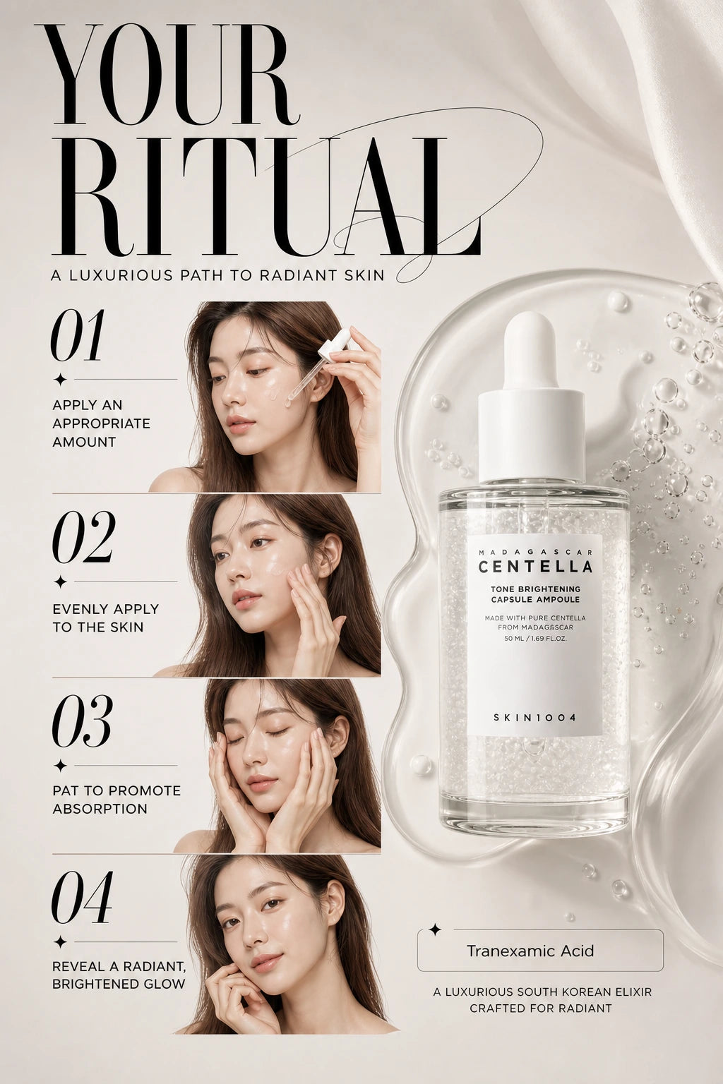 Madagascar Centella Tone Brightening Capsule Ampoule 50ml | SKIN1004 | SKIN1004 Madagascar Centella Ampoule - Artisanal Luxury Serum