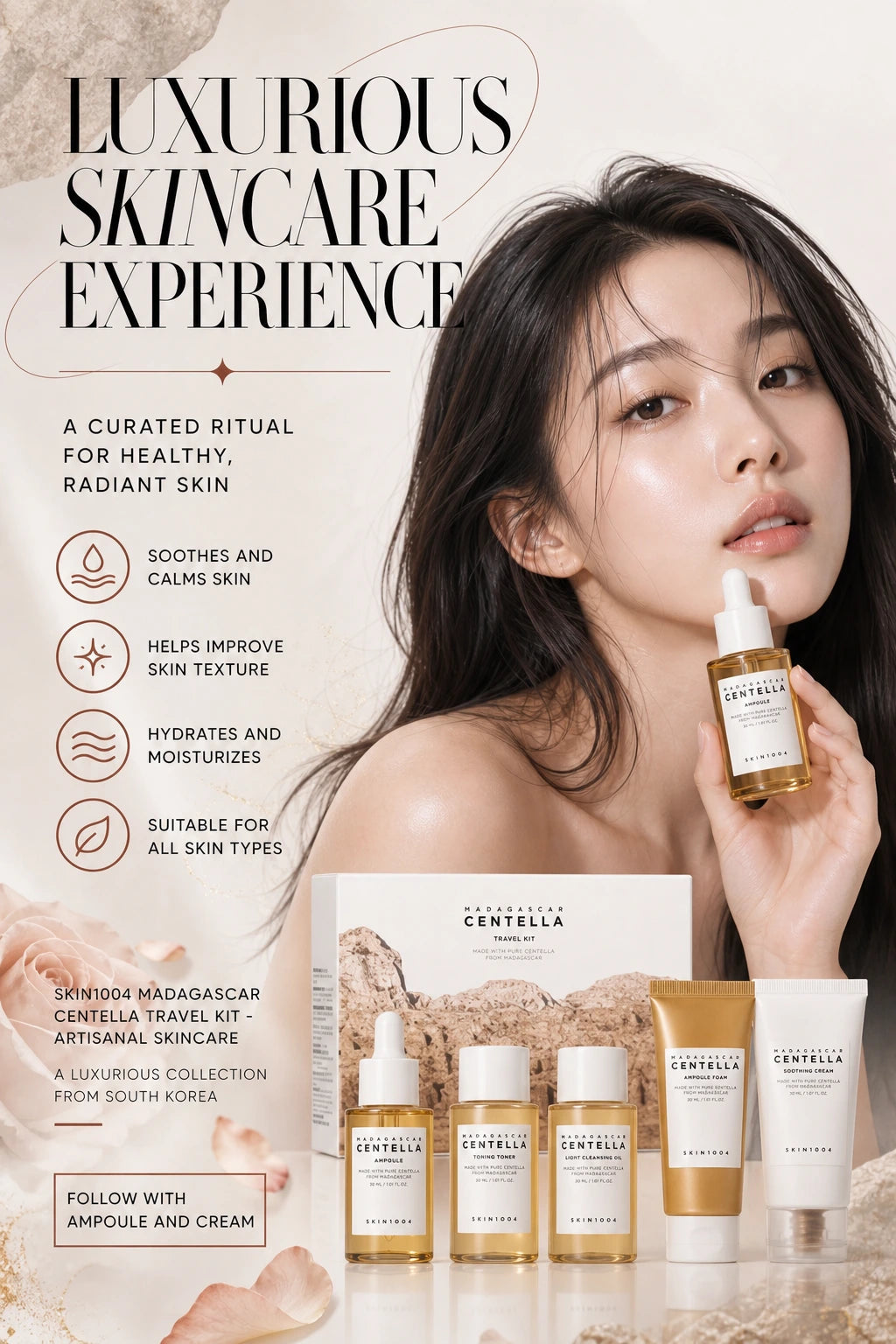 Madagascar Centella Travel Kit | SKIN1004 | SKIN1004 Madagascar Centella Travel Kit - Artisanal Skincare Set