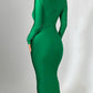 Luxurious Hollow Out Maxi Bodycon Dress for Women | ULZZANG BELLA