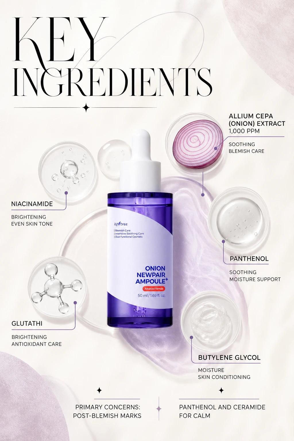 Onion Newpair Ampoule Plus 50ml | ISNTREE | ISNTREE Onion Newpair Ampoule Plus – Blemish Serum