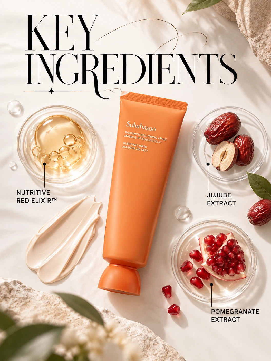 Radiance Restoring Overnight Vitalizing Mask | Sulwhasoo | Sulwhasoo Radiance Restoring Overnight Mask - Artisanal Cream