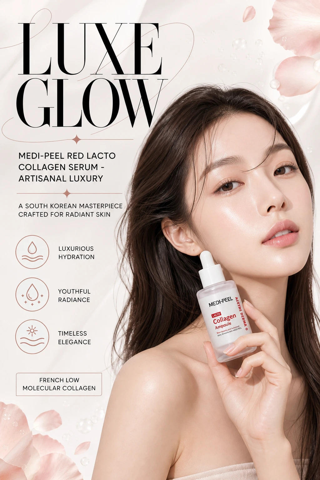 Red Lacto Collagen Ampoule 50ml | MEDI-PEEL | MEDI-PEEL Red Lacto Collagen Serum - Artisanal Luxury Hydration