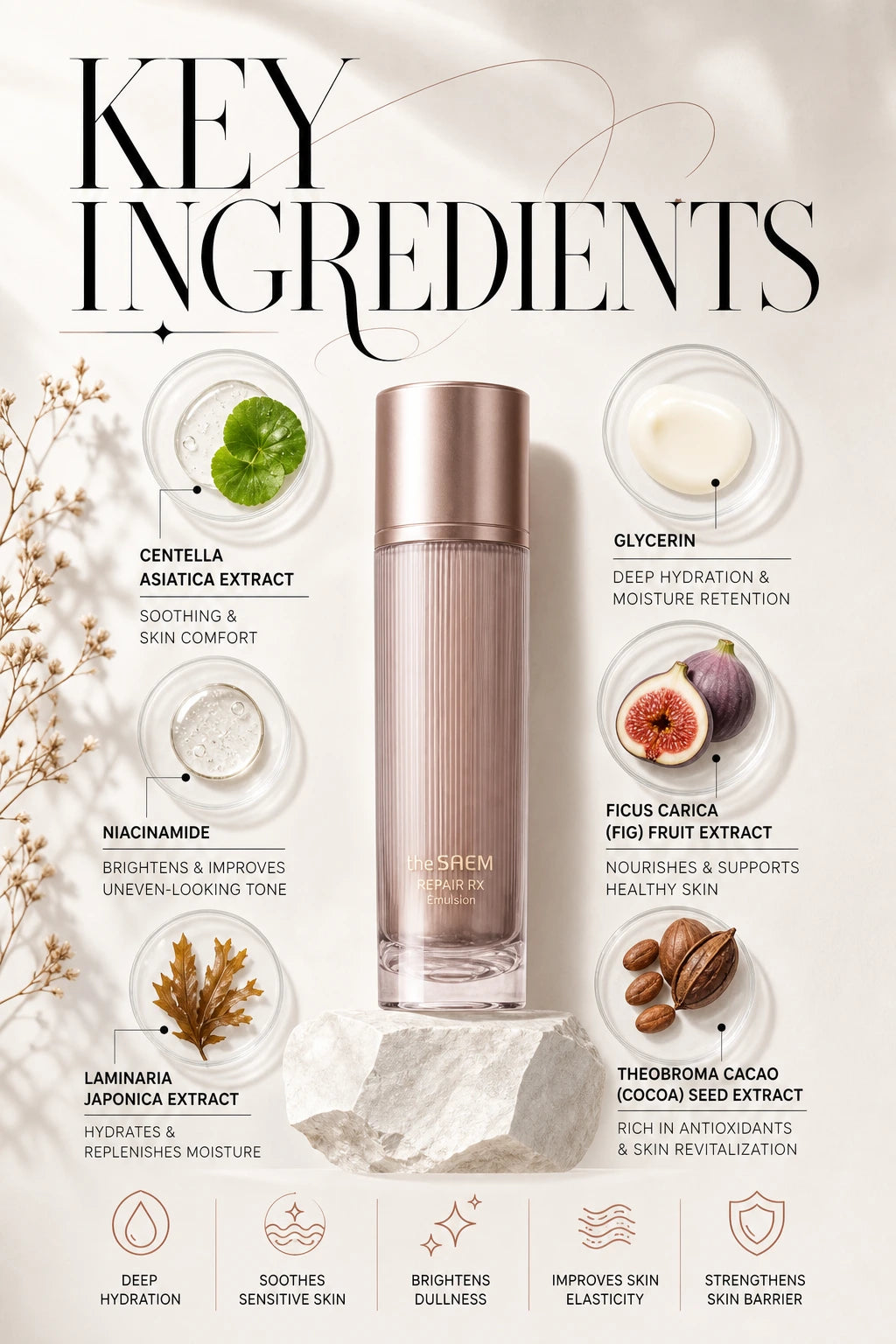 Repair Rx Emulsion 125ml | theSAEM | theSAEM Emulsion - Artisanal Korean Luxury Skin Care