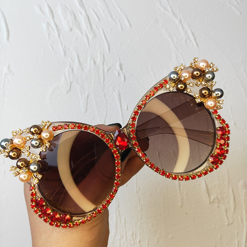 Sparkling Diamond Bling Butterfly Sunglasses for Women | ULZZANG BELLA