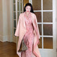 Luxury Designer Patchwork Woolen Autumn/Winter Coat for Women | ULZZANG BELLA