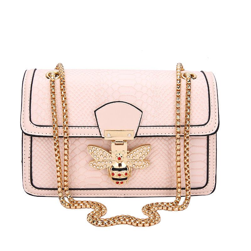 Elegant Crocodile Print Leather Crossbody Handbag for Women | ULZZANG BELLA