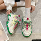 Trendsetter Mesh Chunky Platform Sneakers for Women | ULZZANG BELLA