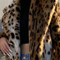 Luxury Runway Leopard Print Winter Fur Coat for Women | ULZZANG BELLA