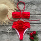 Sexy Floral Lace Push-Up Bikini Set for Women | ULZZANG BELLA