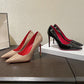 Luxury Red Lacquer Leather High Heel Pumps for Women | ULZZANG BELLA