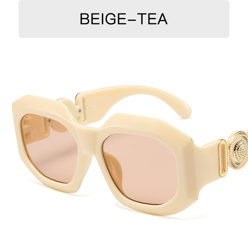 Punk Chic Oversized Edgy Sunglasses for Women | ULZZANG BELLA