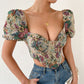 French Floral Camisole Bustier Corset for Women | ULZZANG BELLA