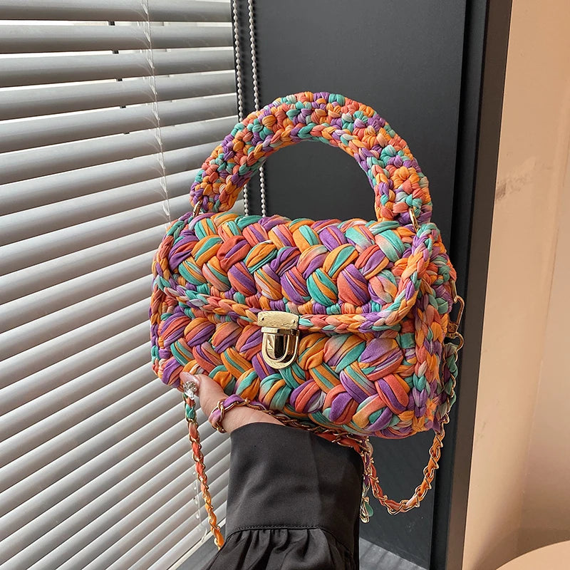 Solène Braided Tassel Shoulder Bag | ULZZANG BELLA