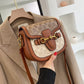 Luxury Retro Chic Crossbody Saddle Bag for Women | ULZZANG BELLA