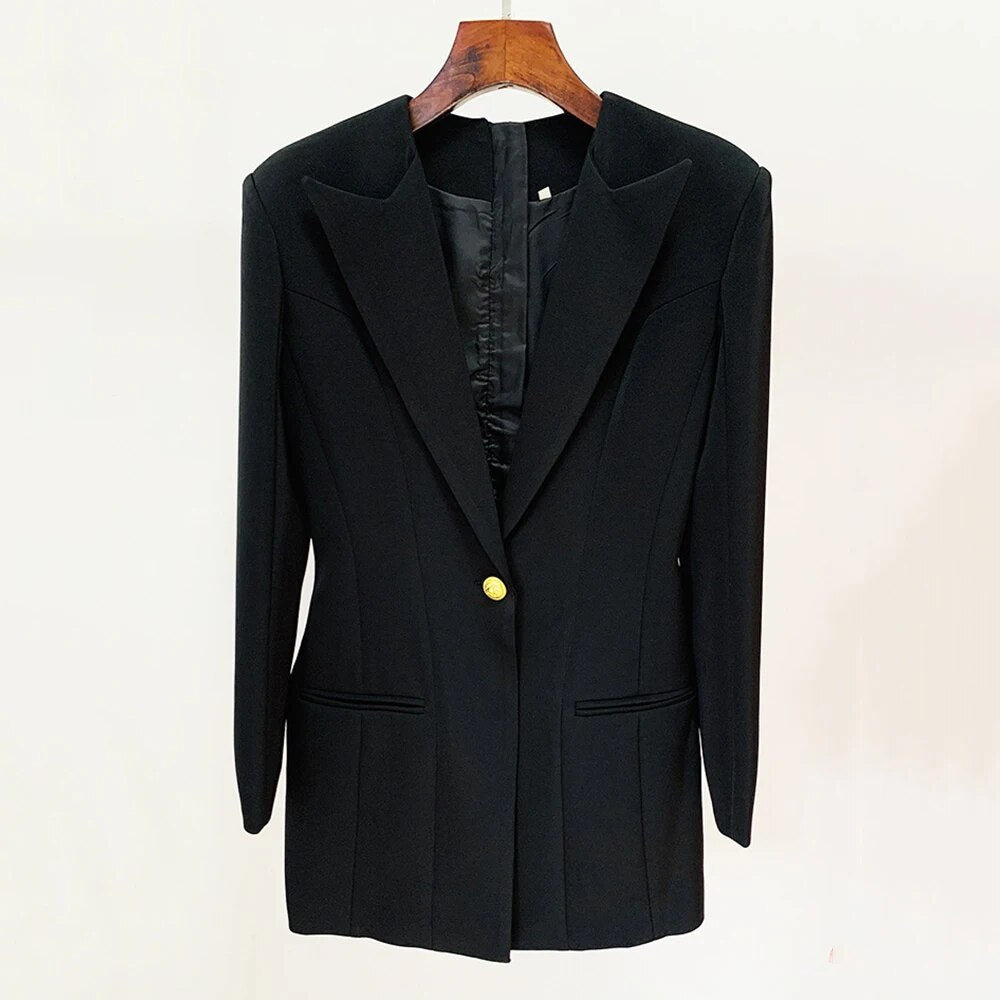 Sophisticated European Bodycon Blazer Dress for Women | ULZZANG BELLA