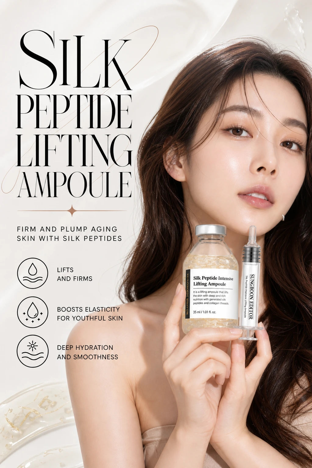 Silk Peptide Intensive Lifting Ampoule 35ml | Sungboon Editor | Sungboon Silk Peptide Lifting Ampoule | Firming Serum