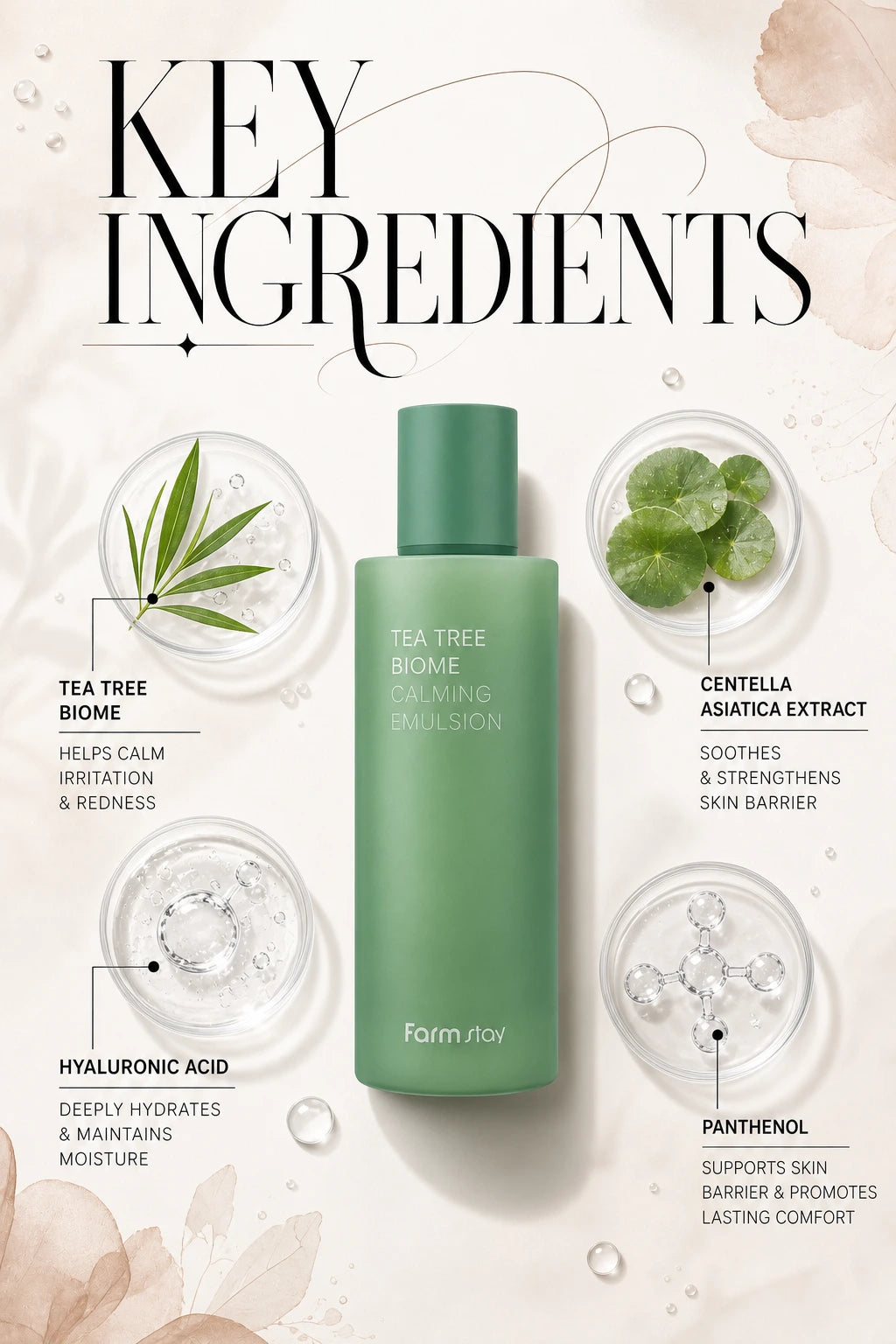 Tea Tree Biome Calming Emulsion | Farmstay | Farmstay Tea Tree Biome Calming Emulsion - Artisanal Luxury