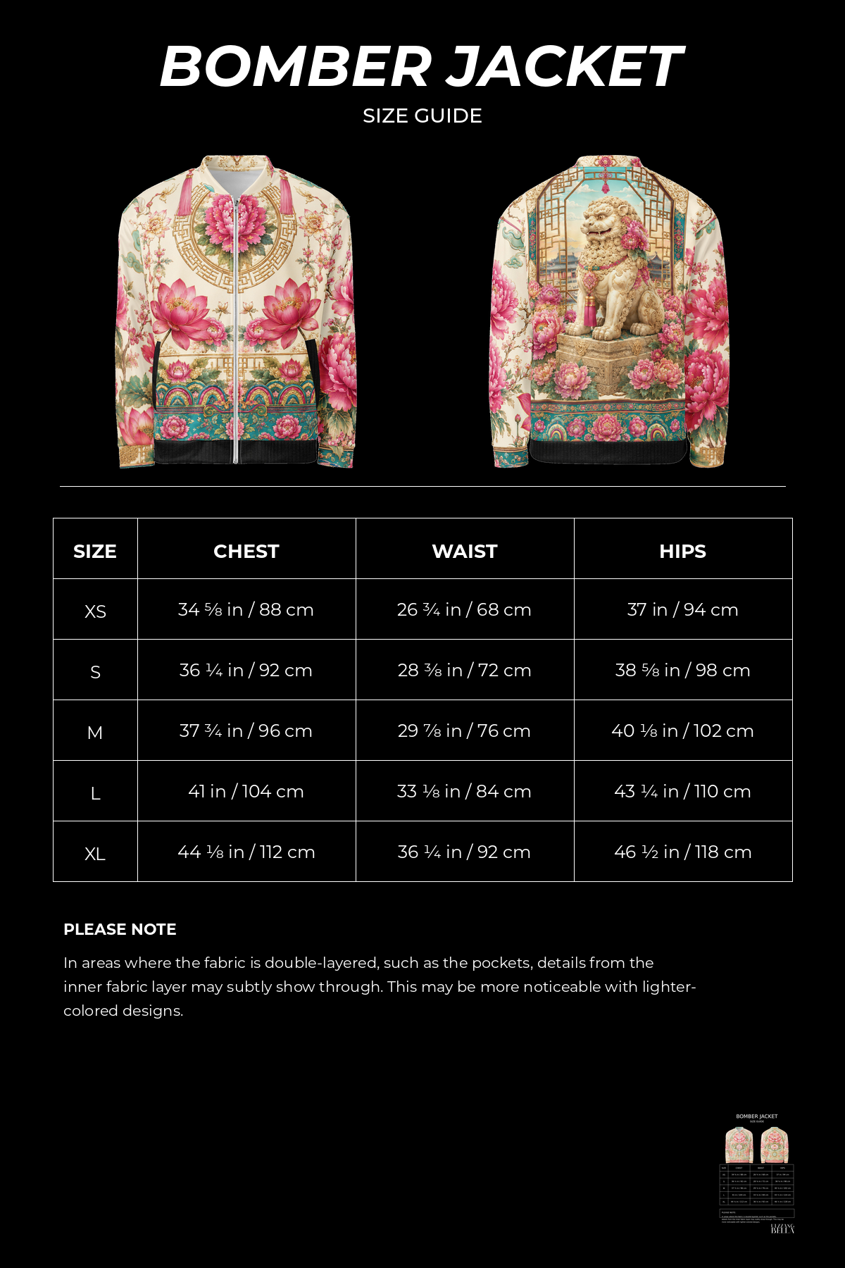 Guardian Peony Korean Heritage Bomber Jacket | ULZZANG BELLA