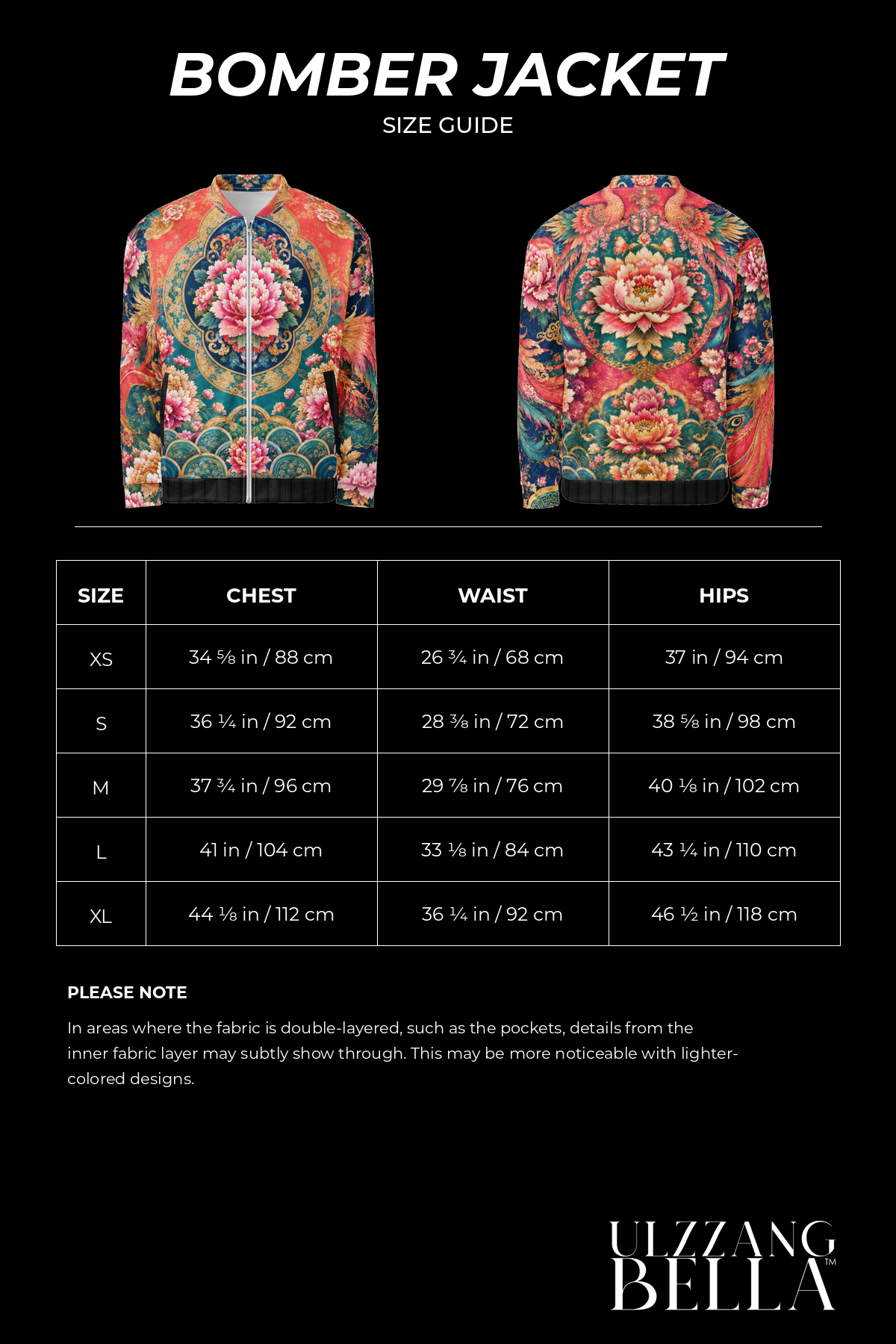 Royal Peony Korean Heritage Bomber Jacket | ULZZANG BELLA