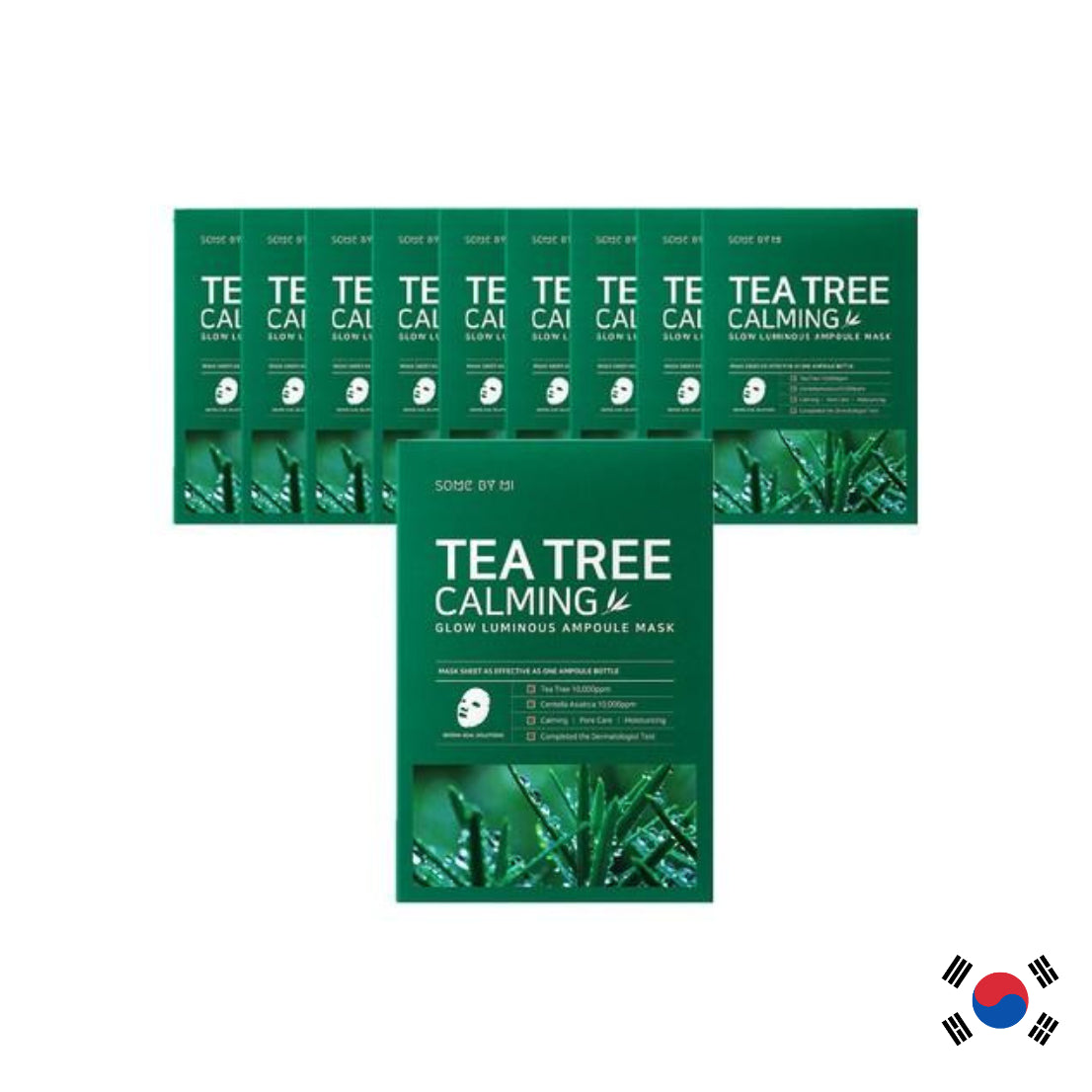 Tea Tree Calming Ampoule Mask x 10 | Some By Mi