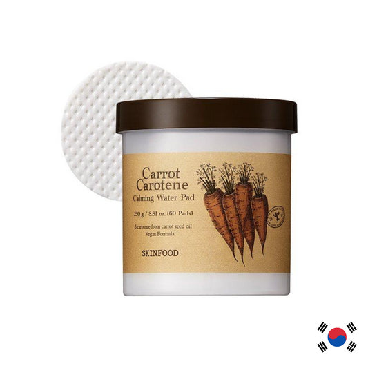Carrot Carotene Calming Water Pad 250g 60 Sheets | Skinfood