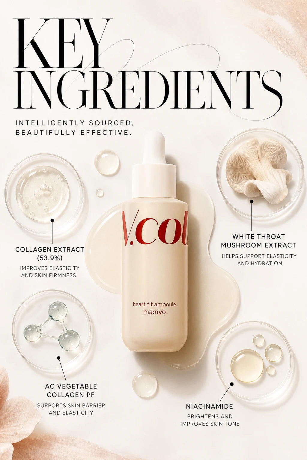 V.collagen Heart Fit Ampoule 50ml | Ma:nyo | Ma:nyo V.collagen Heart Fit Ampoule - Couture Firming Serum