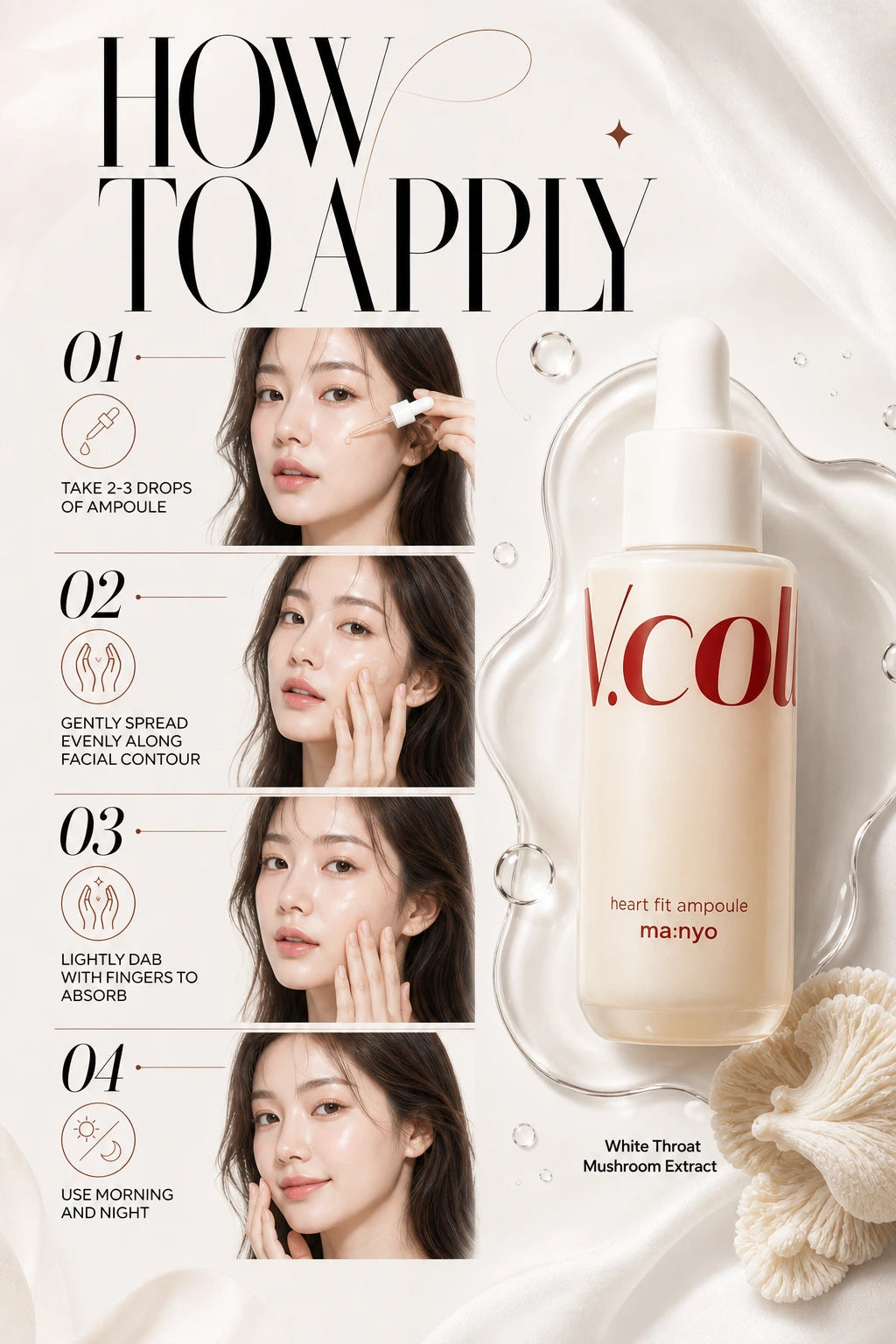 V.collagen Heart Fit Ampoule 50ml | Ma:nyo | Ma:nyo V.collagen Heart Fit Ampoule - Couture Firming Serum