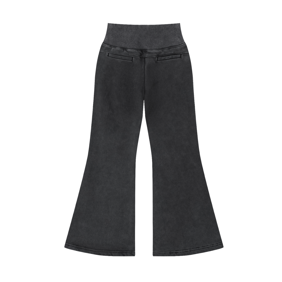 Vintage Wash Flared Fleece Workout Pants | ULZZANG BELLA