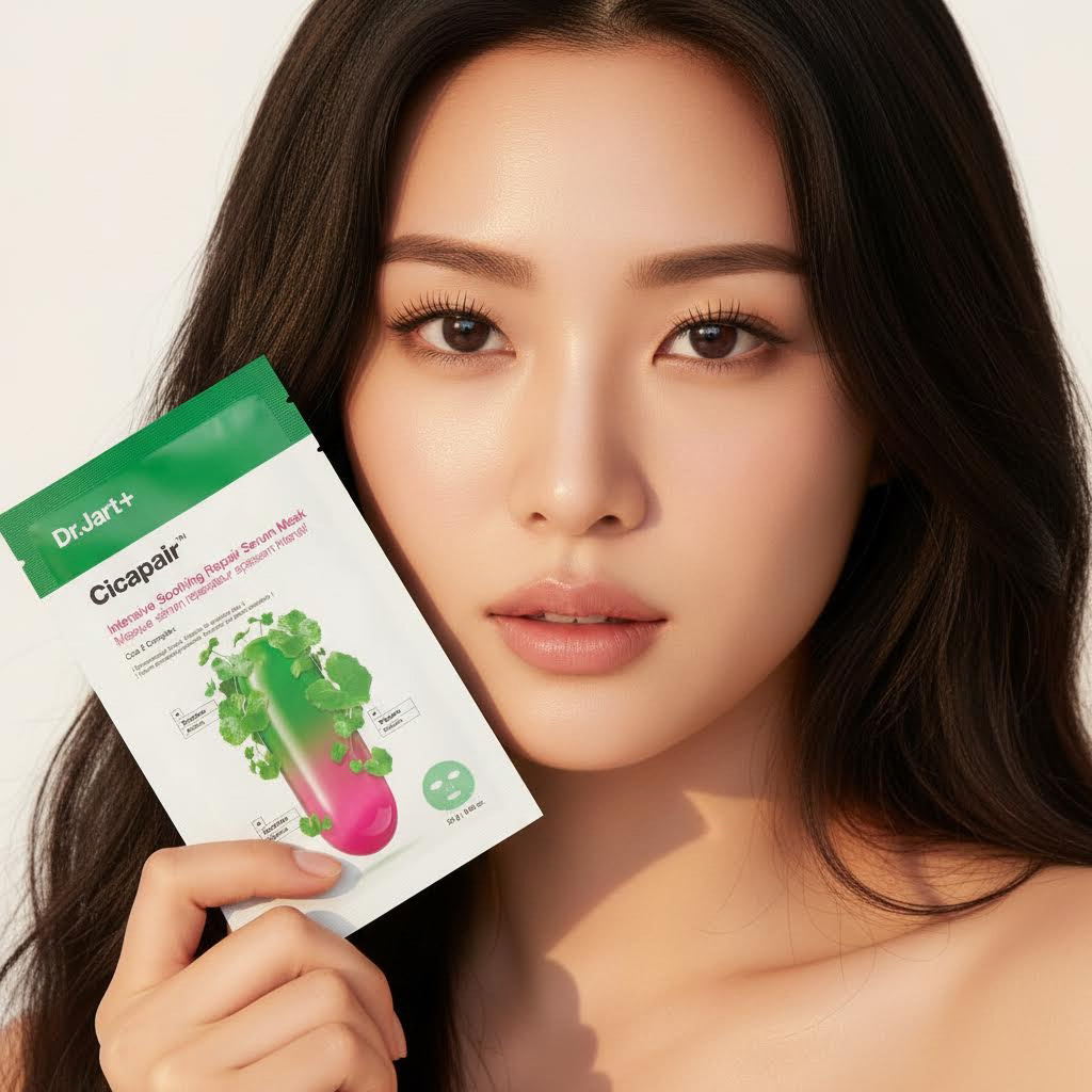 Cicapair Intensive Soothing Repair Serum Mask - Esperienza di idratazione di lusso (25 g) | Dr.Jart+