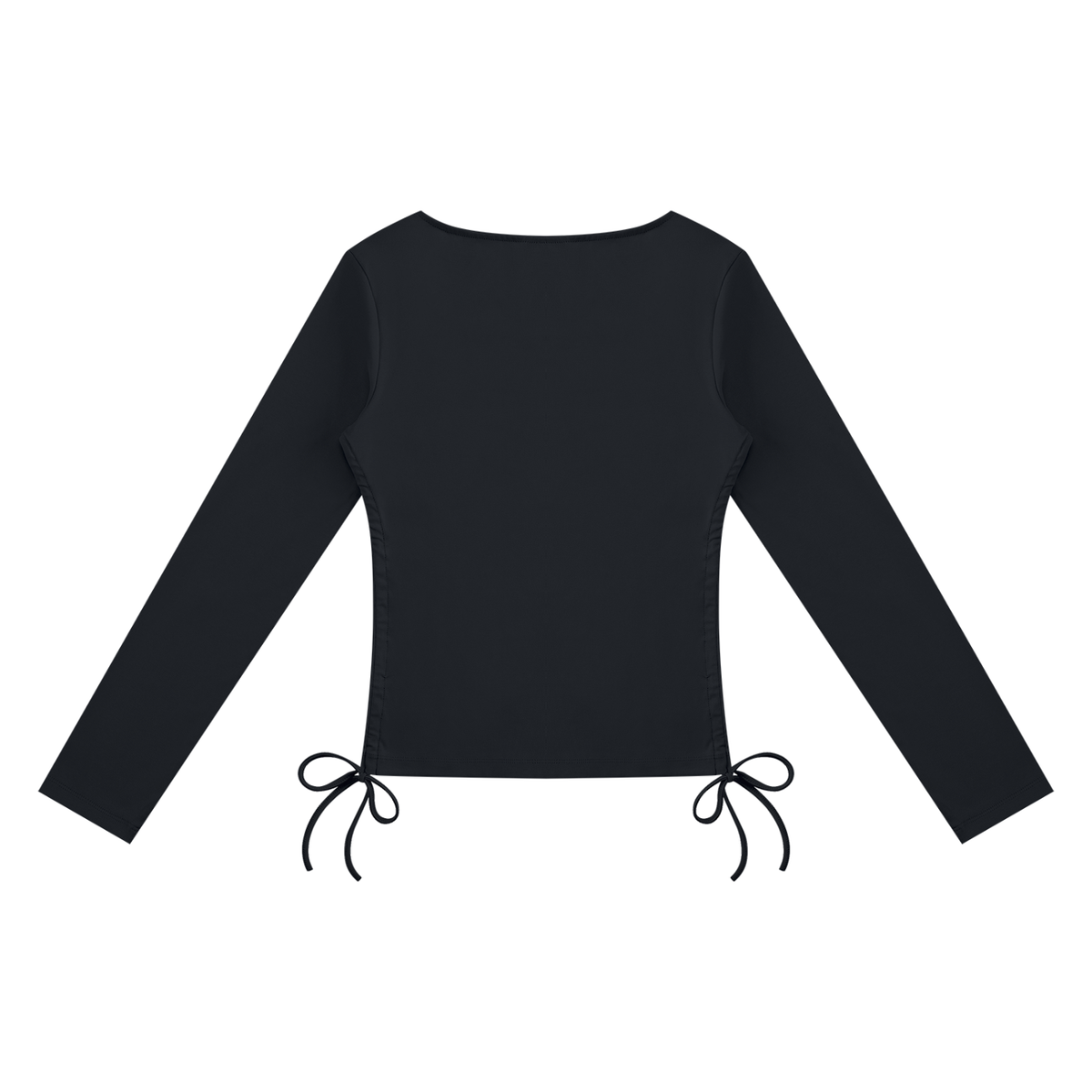 ULZZANG BELLA Luxurious Y2K Ruched Long Sleeve Top - Flattering Fit