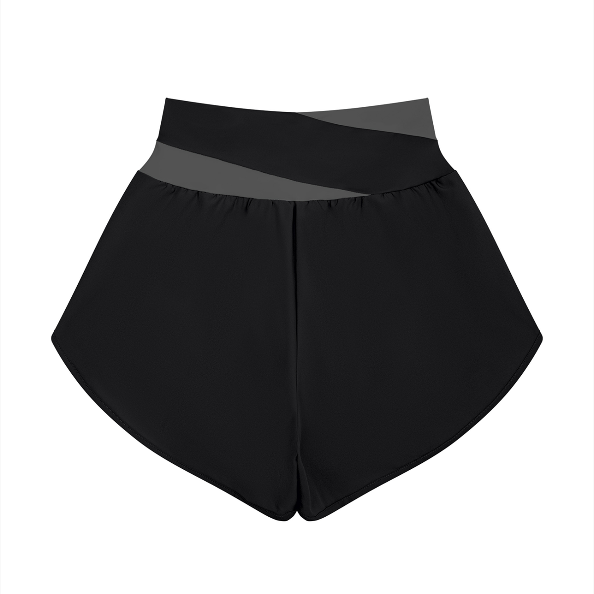 ULZZANG BELLA High Waisted Yoga Shorts for Effortless Elegance