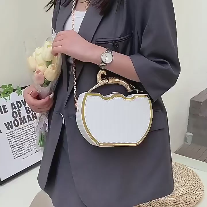 Designer Chic Luxury Crossbody Chain Handbag for Women | ULZZANG BELLA
