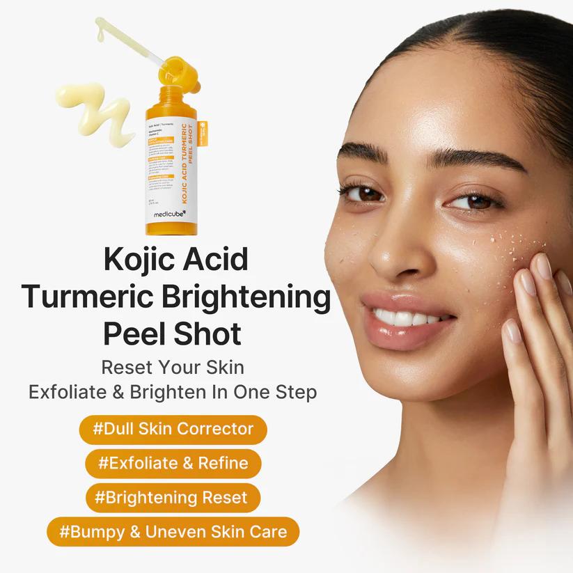 Kojic Acid Turmeric Peel Shot 80ml | MEDICUBE