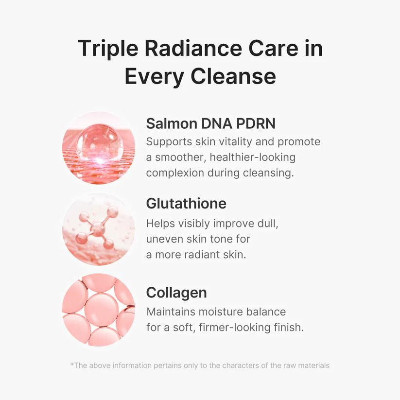 PDRN Pink Glutathione Capsule Cleansing Foam 120g | MEDICUBE