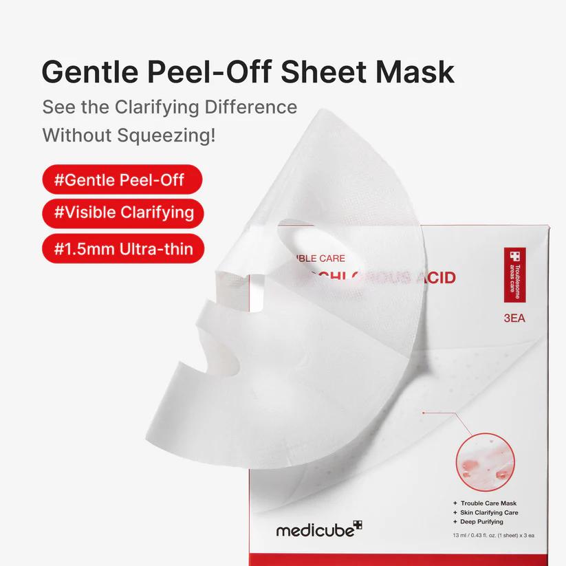 Hypochlorous Acid Peel Mask 3ea | MEDICUBE