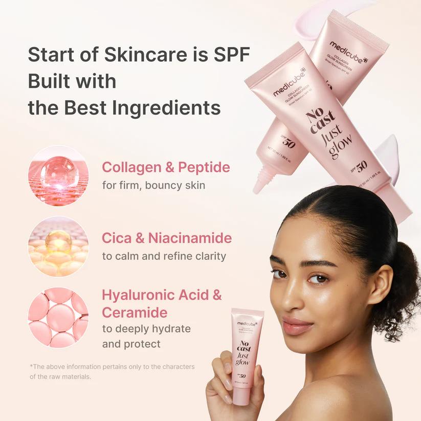 Collagen Glow Sunscreen 50ml | MEDICUBE
