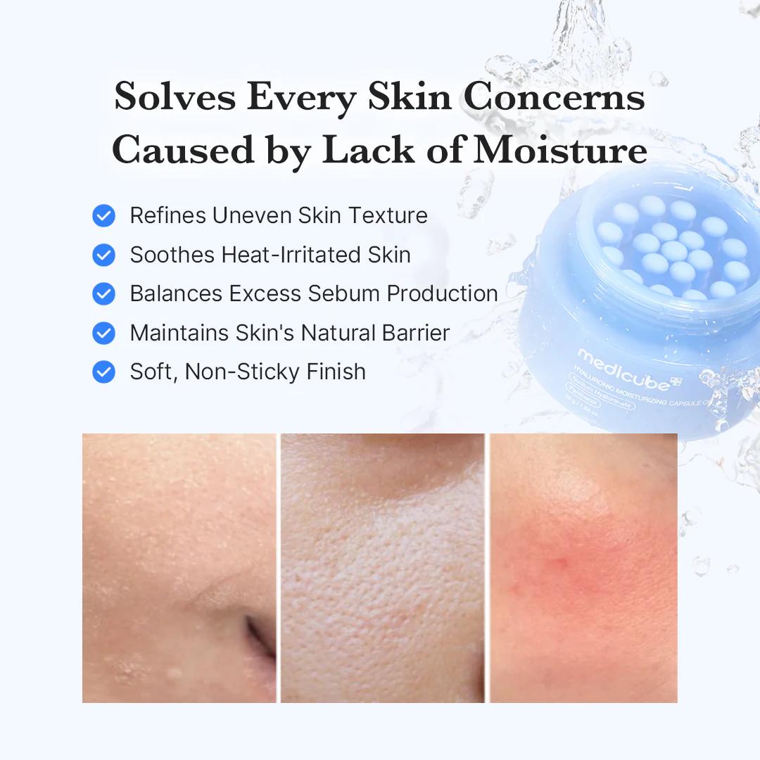 Hyaluronic Moisturizing Capsule Cream 55g | MEDICUBE