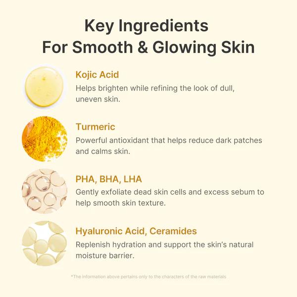 Kojic Acid Turmeric Body Peel Shot 280ml | MEDICUBE